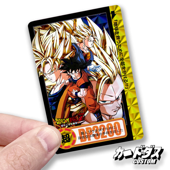 Carddass Custom : SON GOKU le plus grand des héros !