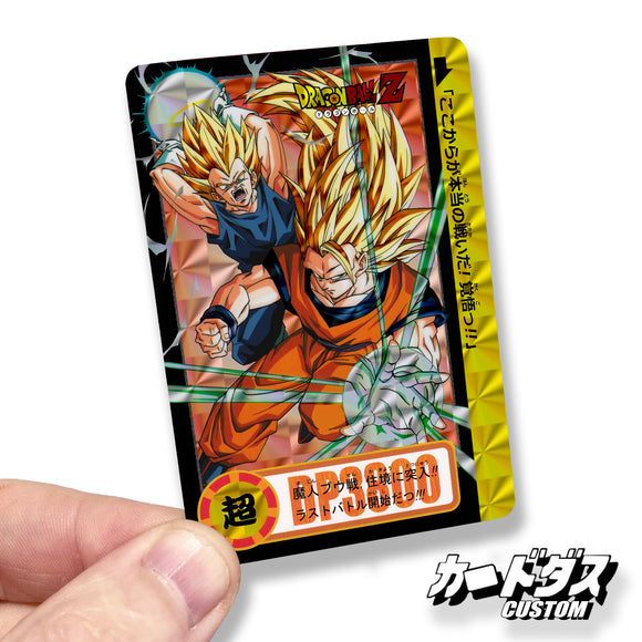 Carddass Custom : Goku SSJ3 & Vegeta